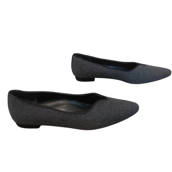 VANELi Womens Ganet Flats US 10N 10 Narrow Gray Old Money Loafer Business Work - Picture 5 of 10